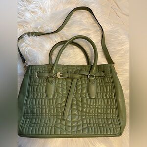 Aimee Kestenberg Olive Quilted Shoulder Bag